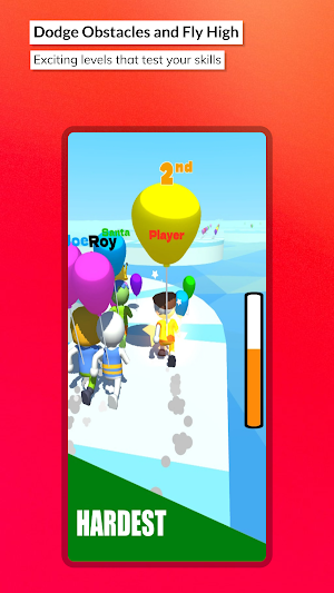 Balloon Fly Run: Race & Win Screenshot 3