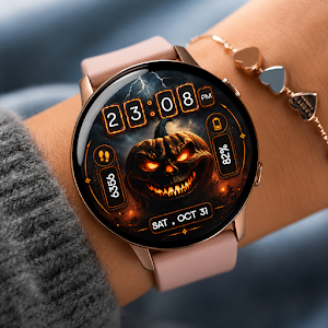 Fire Lantern WatchFace Screenshot 0