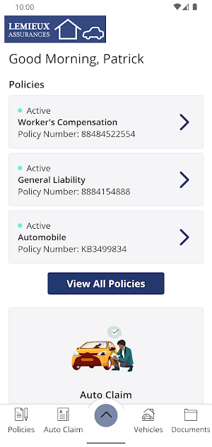 Lemieux Assurances Screenshot 1