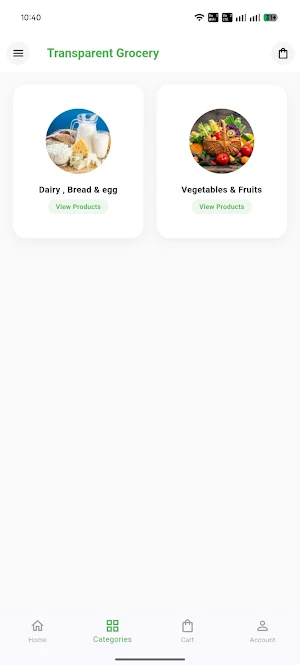 Transparent Grocery Screenshot 3