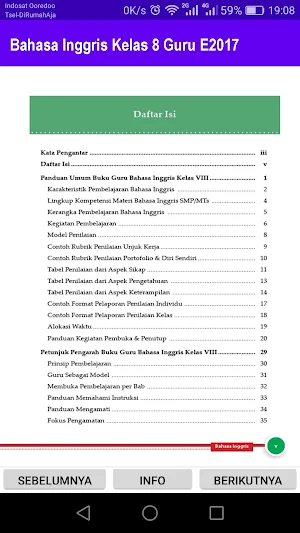 Bahasa Inggris Kelas 8 Guru E2017 Screenshot 2