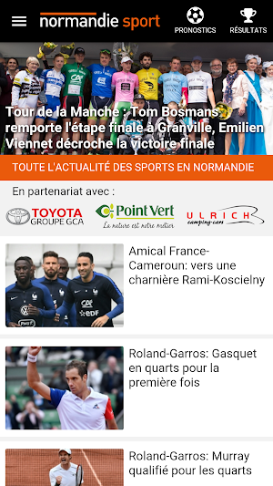Normandie Sport Screenshot 0