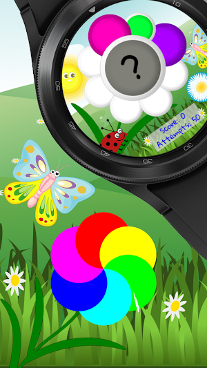 Simon Flower Wear OS Game screenshot 2