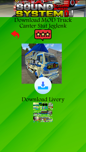 Mod Truck Sound System Dj Game Bussid Screenshot 2