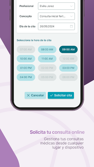 VRepro Patient Portal Screenshot 3