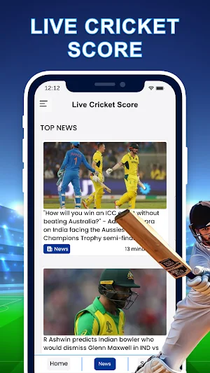Live Cricket TV & Live Score Screenshot 0