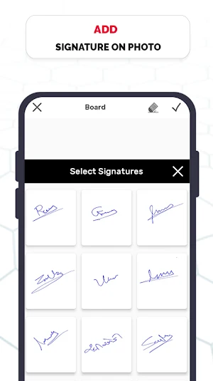 Digital Signature & E-Signature on Photo Screenshot 1