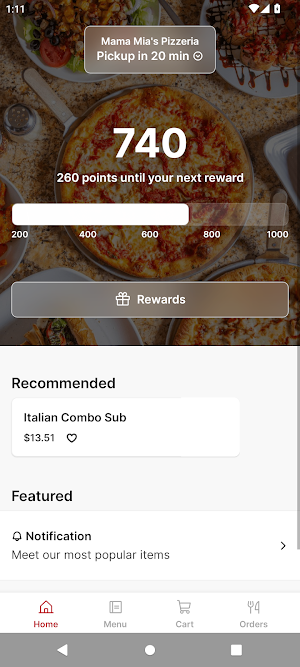 Mama Mia's Pizzeria To Go Screenshot 0
