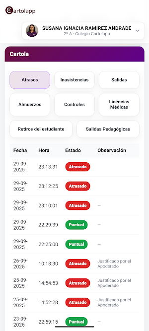 Cartolapp Screenshot 2