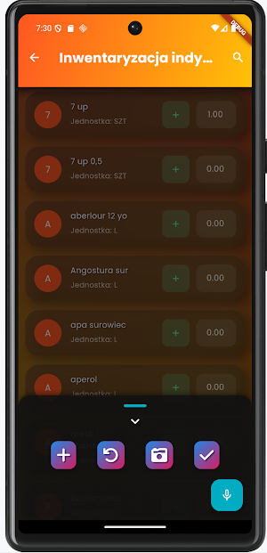 Inwentaryzacja Gastronomiczna Screenshot 2