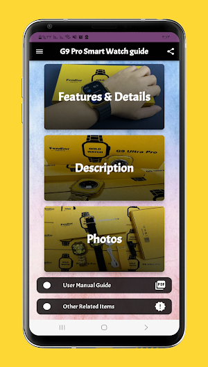 G9 Pro Smart Watch guide Screenshot 0