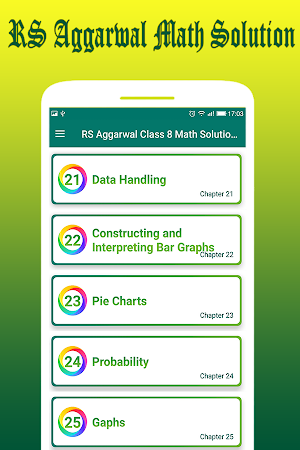 RS Aggarwal Class 8 Math Solution offline Screenshot 2