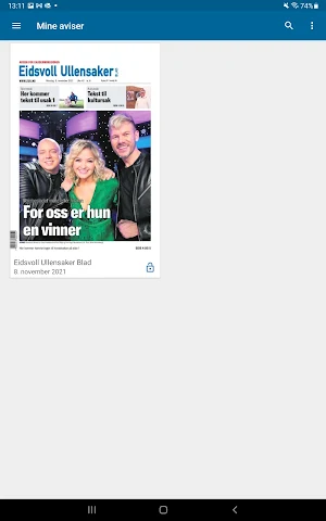 Eidsvoll Ullensaker Blad eAvis Screenshot 0