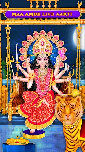 Maa Ambe Live Aarti Darshan : Navratri Special Screenshot 1