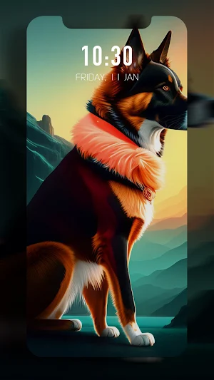 Dog Wallpaper HD 4K Screenshot 1