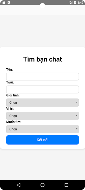 Chat Tìm Bạn Ẩn Danh Screenshot 0