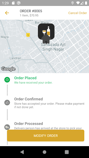 AppsRhino Alcohol Customer Screenshot 0