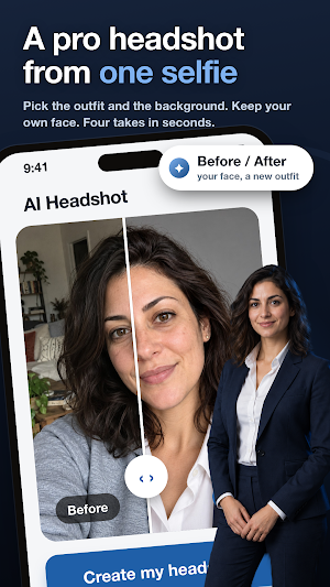 AI Headshot: Pro Photo Studio Screenshot 0