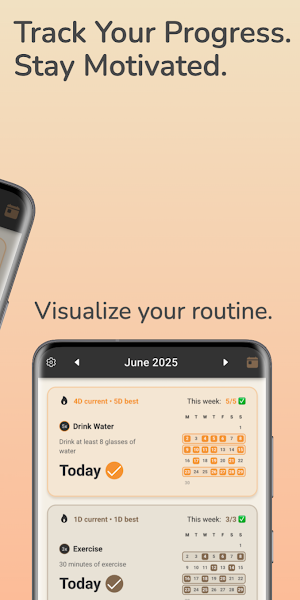 Habeetz Offline Habit Tracker Screenshot 1
