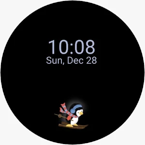 Penguin Animated Watch Face Screenshot 1
