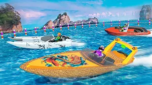 Jet Ski Boat Racing Stunt Game Screenshot 3