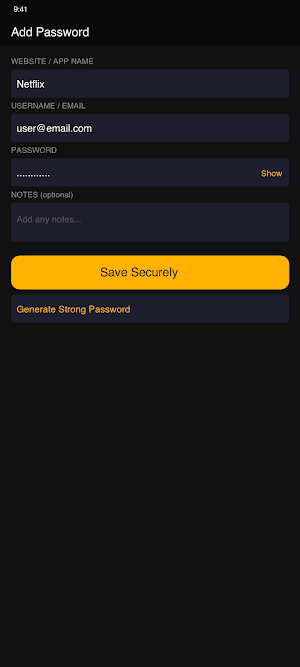 Password Keeper Screenshot 1