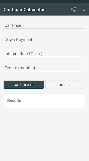 Car Loan Calculator Screenshot 0