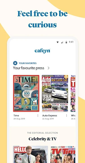 CAFEYN – Online magazine subscriptions Screenshot 0