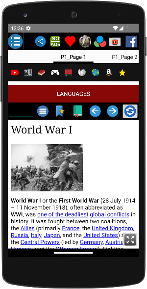 World War I - History Screenshot 1