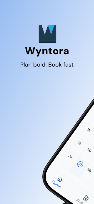 Wyntora - Plan bold. Book fast Screenshot 0