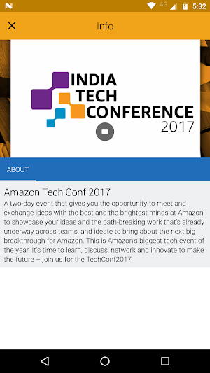Amazon Tech Conf 2017 Screenshot 0