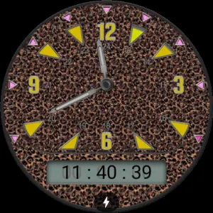 Animal print Color WatchFace Screenshot 1