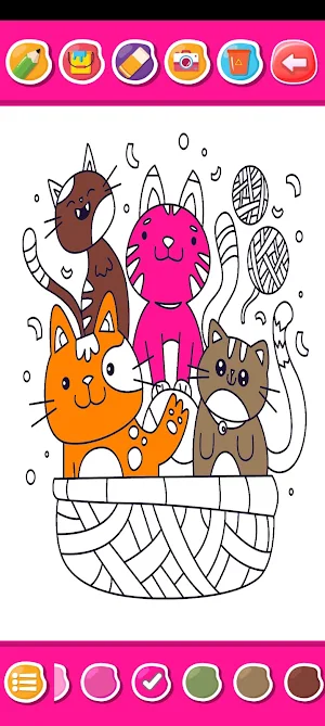 Cat Coloring Book Screenshot 0