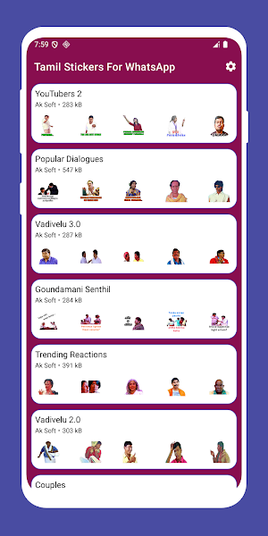 Tamil Stickers For WhatsApp Screenshot 2