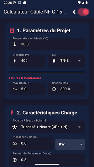 Section câble Screenshot 0