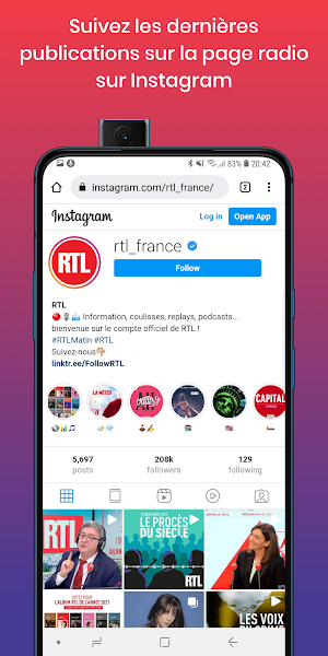 RTL Radio France Screenshot 2