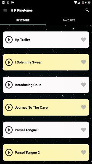 HP Ringtones Free // Offline Screenshot 1