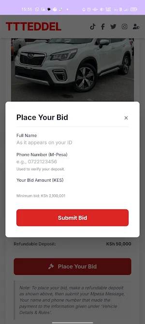 TTTEDDEL | Bidder Screenshot 0