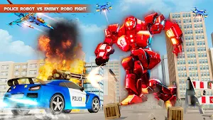 CS Police Transform Robot Game Screenshot 1