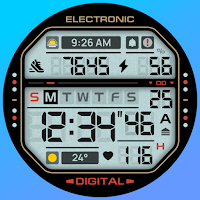 SH100 Watch Face, WearOS watch