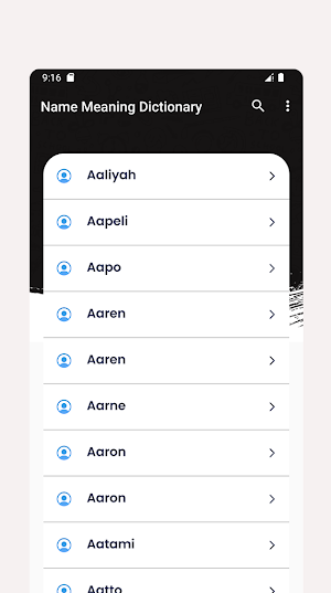 Name Meaning Dictionary Screenshot 1