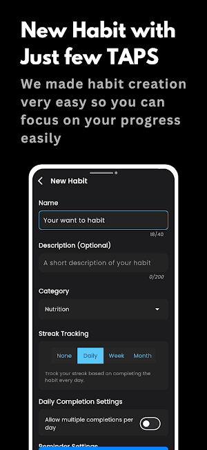 Habit Tracker - HabiTide Screenshot 1