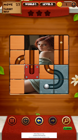 Unroll Ball Mystery Girl Screenshot 0