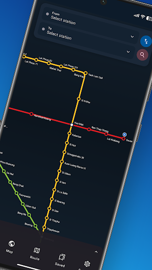 Bangkok Metro Map: BTS MRT ARL Screenshot 1