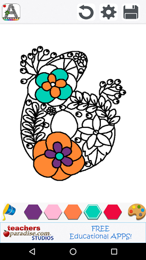 Adult Coloring Books: Alphabet Screenshot 2