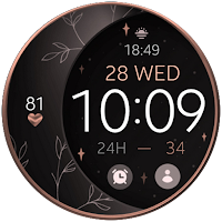 Moon Rose Gold watch face
