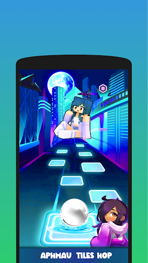 Aphmau  Music - Tiles Hop Screenshot 0