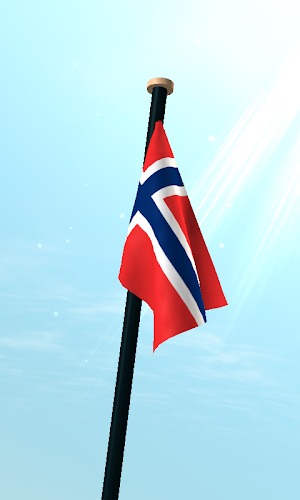 Svalbard and Jan Mayen Flag 3D Screenshot 2