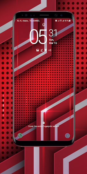 Red And White Wallpaper Screenshot 3