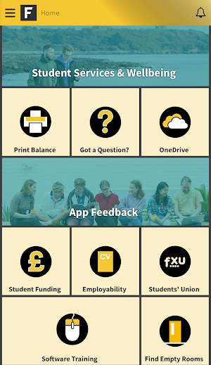 Falmouth University App Screenshot 1